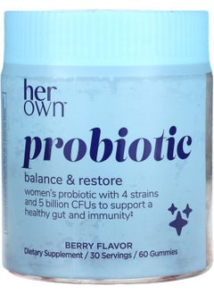 Her Own Probiotic Gummies Berry 60 Gummies 