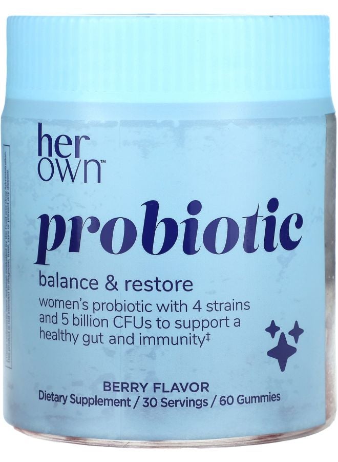 Probiotic Gummies Berry 60 Gummies