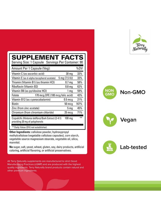 تيري ناتشورالي سوكونترال دي - مكمل فيتامين ب وحمض الفوليك - دعم التمثيل الغذائي للكربوهيدرات - مكمل فيتامين ومعادن بالزنك والكروم - 60 كبسولة (عبوة من 3 قطع) - Image 2