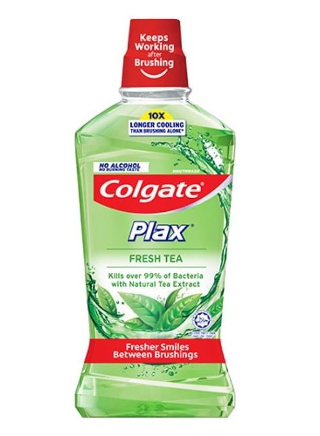 كولجيت غسول الفم بلاكس الشاي الأخضر المنعش 250 مل