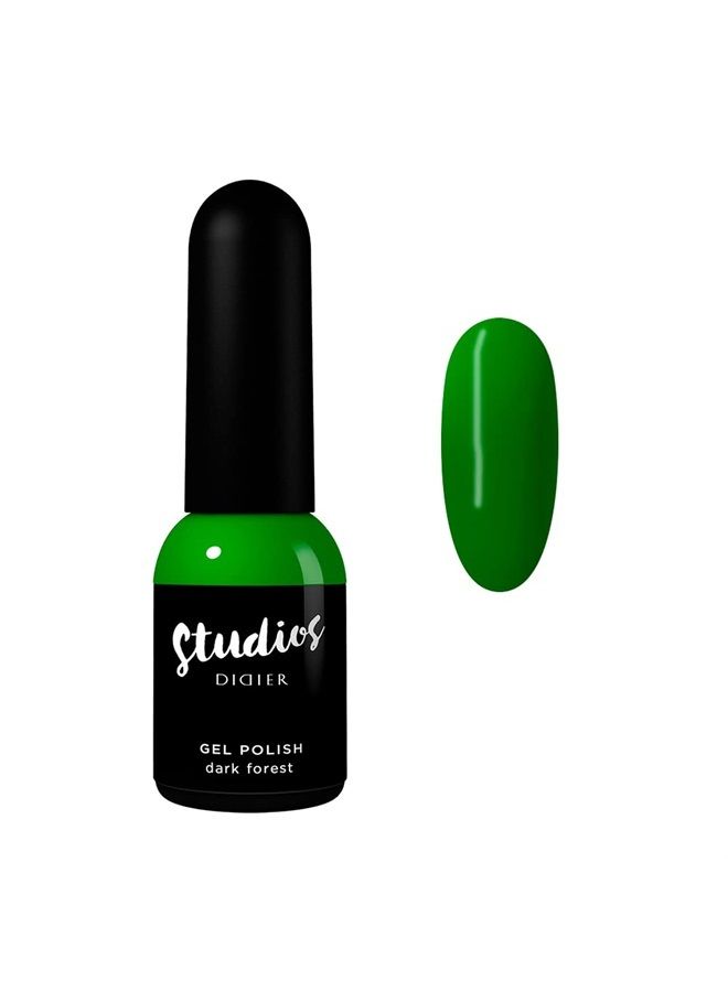 Didier Lab - Studios Gel Polish Dark Forest - Professional Manicure Pedicure Products - Rich Pigment for Complete Nail Coverage - Flawless Shine - Suitable for Beginners - For UV Lamp - Gift for Women - Image 1