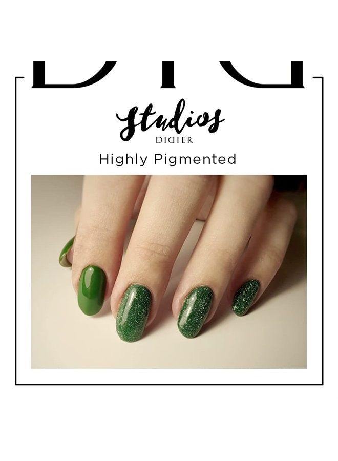 Didier Lab - Studios Gel Polish Dark Forest - Professional Manicure Pedicure Products - Rich Pigment for Complete Nail Coverage - Flawless Shine - Suitable for Beginners - For UV Lamp - Gift for Women - Image 3