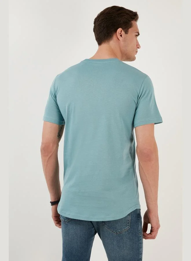 Buratti  Buratti 100% Cotton Regular Fit Crew Neck T-shirt Men's T-SHIRT 5902511 for Men | Best Price UAE