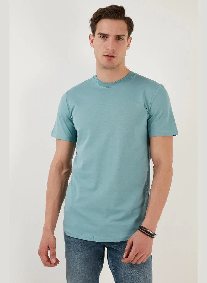 Buratti  Buratti 100% Cotton Regular Fit Crew Neck T-shirt Men's T-SHIRT 5902511 for Men | Best Price UAE