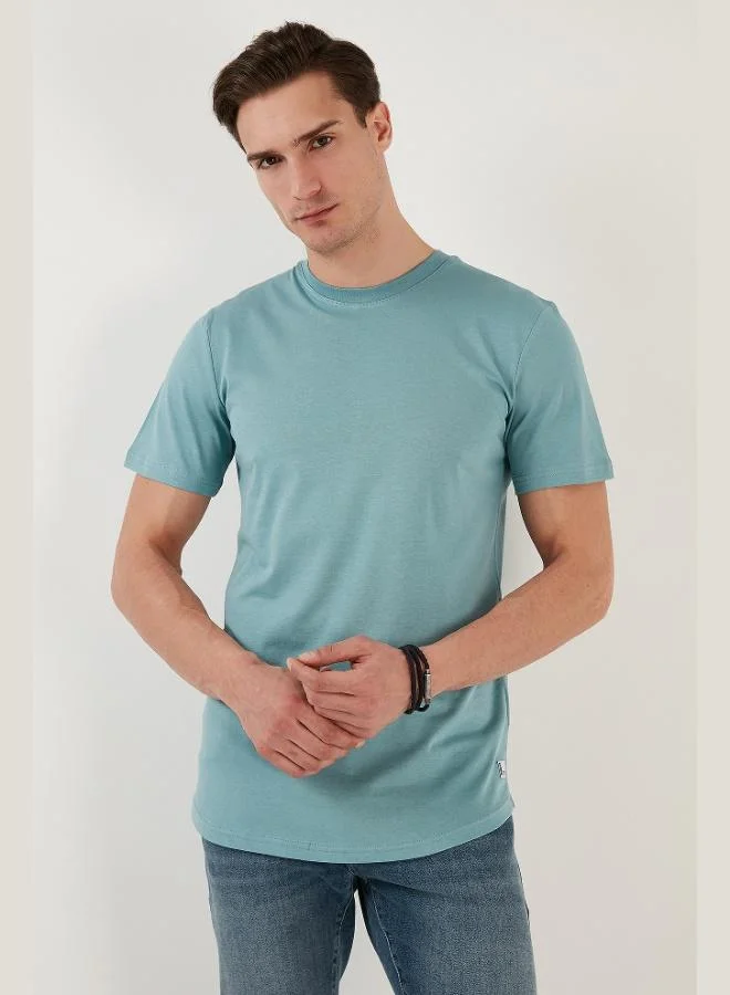 Buratti  Buratti 100% Cotton Regular Fit Crew Neck T-shirt Men's T-SHIRT 5902511 for Men | Best Price UAE