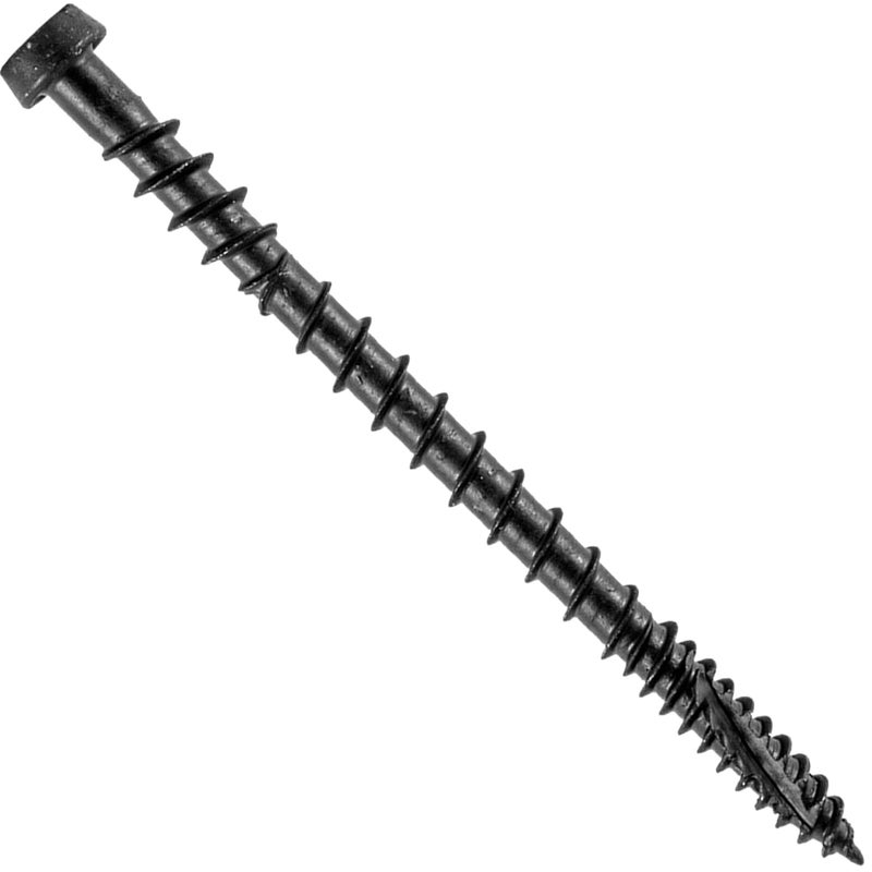 Jake Sales #10 x 2-3/4"" Grey Birch Colored Composite Decking Wood Screw with Torx/Star Drive Head - Exterior Coated - ACQ Lumber Compatible - 1 Pound ~75 Screws - Image 1