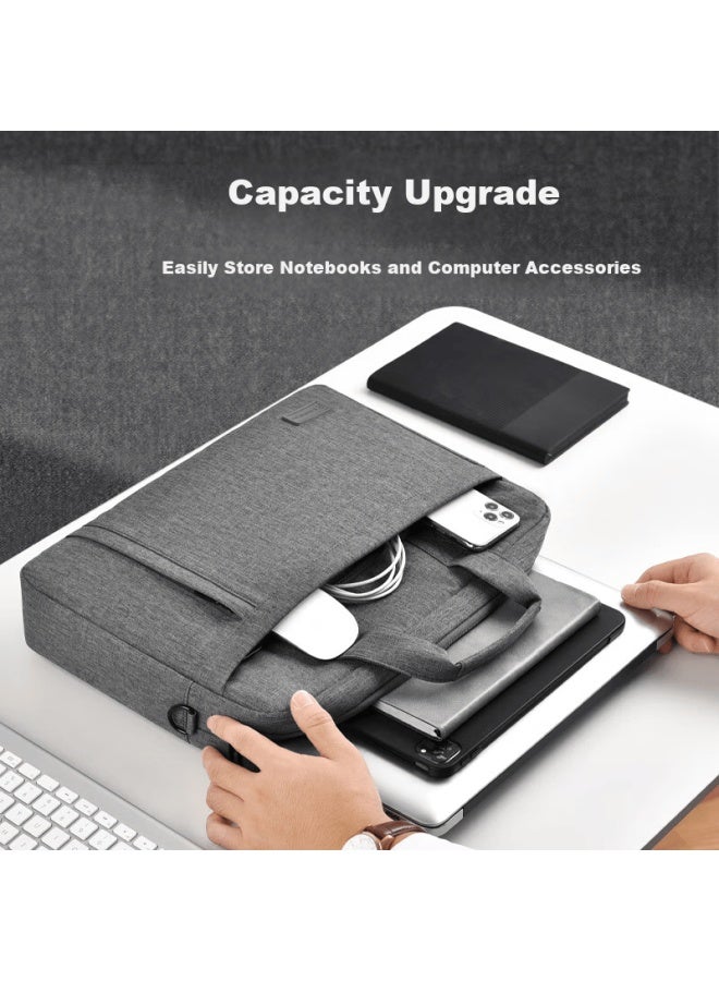 Brinch Laptop Bag For 14/15.4-inch Notebooks, Shockproof And Water-resistant Business Shoulder Handbag For Office Use - Image 1