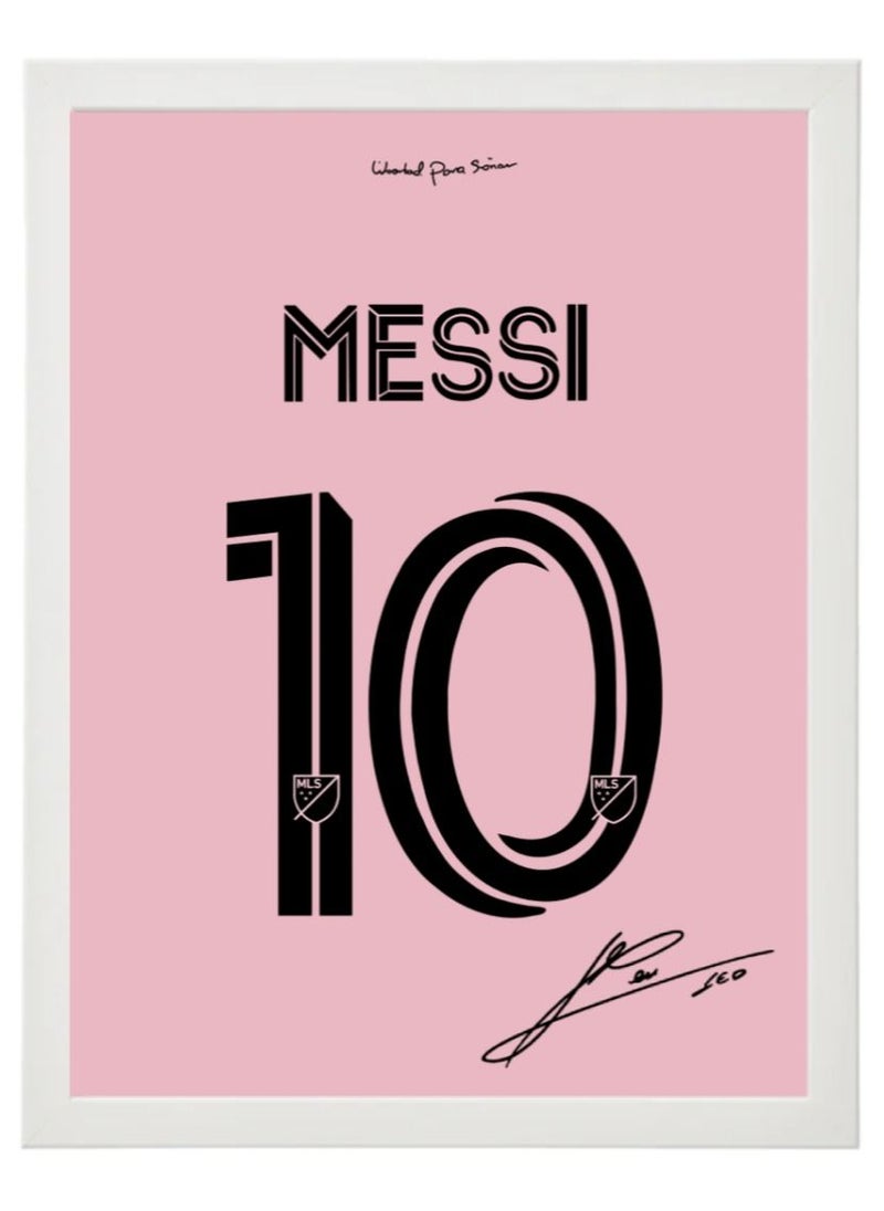 Boomah Accessories - Set of 3, Ronaldo - Messi - Neymar Autographed Jersey Poster with Frame 30x40cm - Image 1