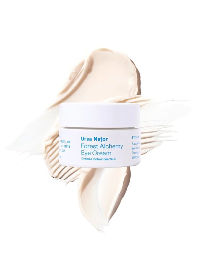 Ursa Major Forest Alchemy Eye Cream | Natural Under-Eye Moisturizer for Dark Circles, Fine Lines, Puffy Eyes and Wrinkles | Vegan, Cruelty-Free, Non-toxic, Unscented | 0.50 ounces - Image 1