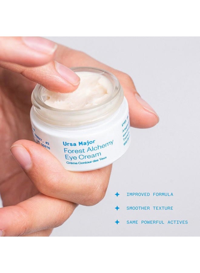 Ursa Major Forest Alchemy Eye Cream | Natural Under-Eye Moisturizer for Dark Circles, Fine Lines, Puffy Eyes and Wrinkles | Vegan, Cruelty-Free, Non-toxic, Unscented | 0.50 ounces - Image 2