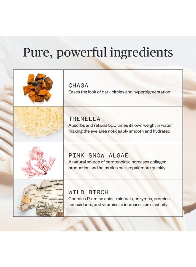 Ursa Major Forest Alchemy Eye Cream | Natural Under-Eye Moisturizer for Dark Circles, Fine Lines, Puffy Eyes and Wrinkles | Vegan, Cruelty-Free, Non-toxic, Unscented | 0.50 ounces - Image 3