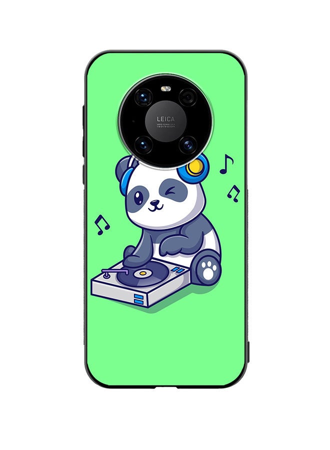 VR CREATIVE غطاء حماية لهاتف هواوي ميت 40 بتصميم باندا تعزف الموسيقى متعدد الألوان - Image 1