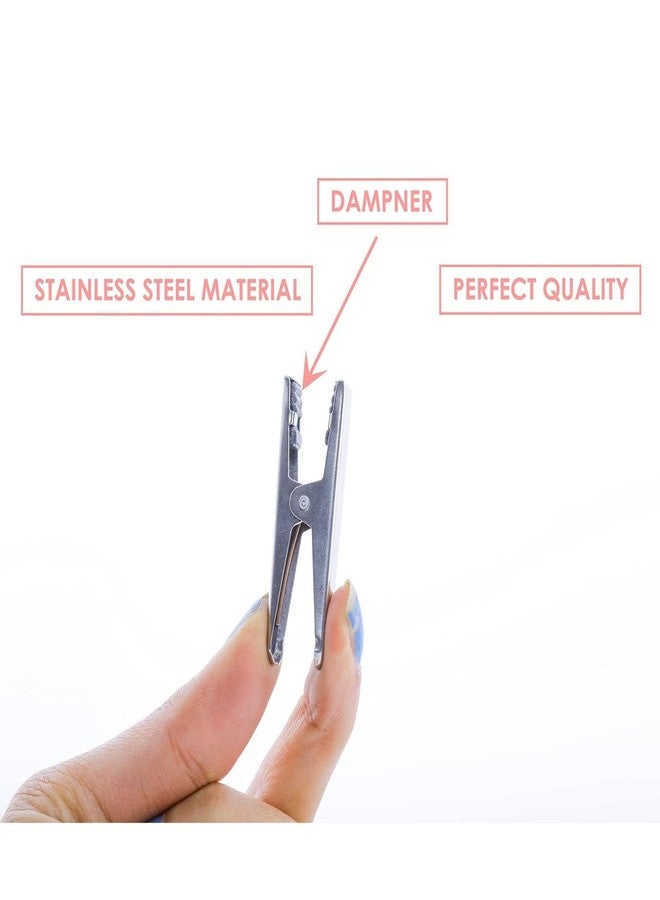 COPY LINE Premium Stainless Steel Hanging Clips for Drying Clothes - Oreo Clip Multipurpose Cloth Pins for Indoor and Outdoor Use, Strong and Durable Clipper for Hanging Comes with Storage Box: 36 pc - Image 2