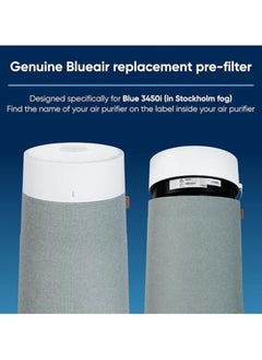 Blueair Genuine Pre-filter Fabric Cover for Blue Max 3350i Air Purifier in Moss Green  - Image 4