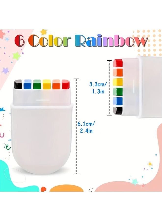 3 Rainbows Crayon Paint Set For Colorful Theme Birthday Party Supplies - Image 3