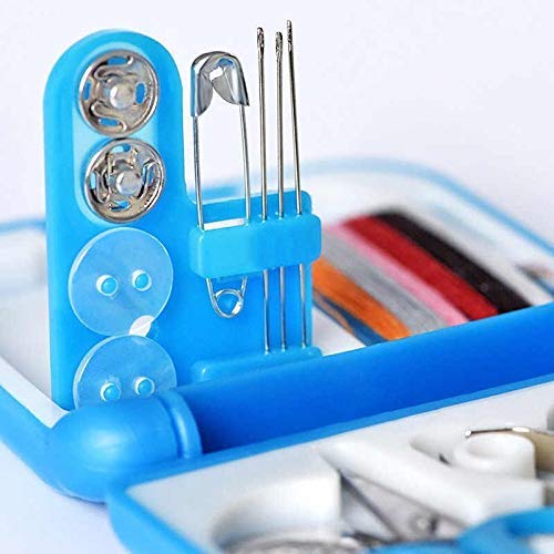 APURK Mini Sewing Kit Portable Travel Mini Sewing Kit Color Needle Thread Scissors Pin Hand Work Box Pocket Outdoor Handwork Accessories Multicolor Plastic Pack of 1Pcs - Image 3