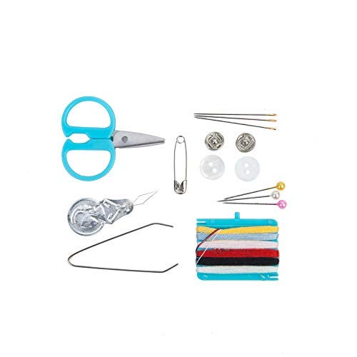 APURK Mini Sewing Kit Portable Travel Mini Sewing Kit Color Needle Thread Scissors Pin Hand Work Box Pocket Outdoor Handwork Accessories Multicolor Plastic Pack of 1Pcs - Image 5