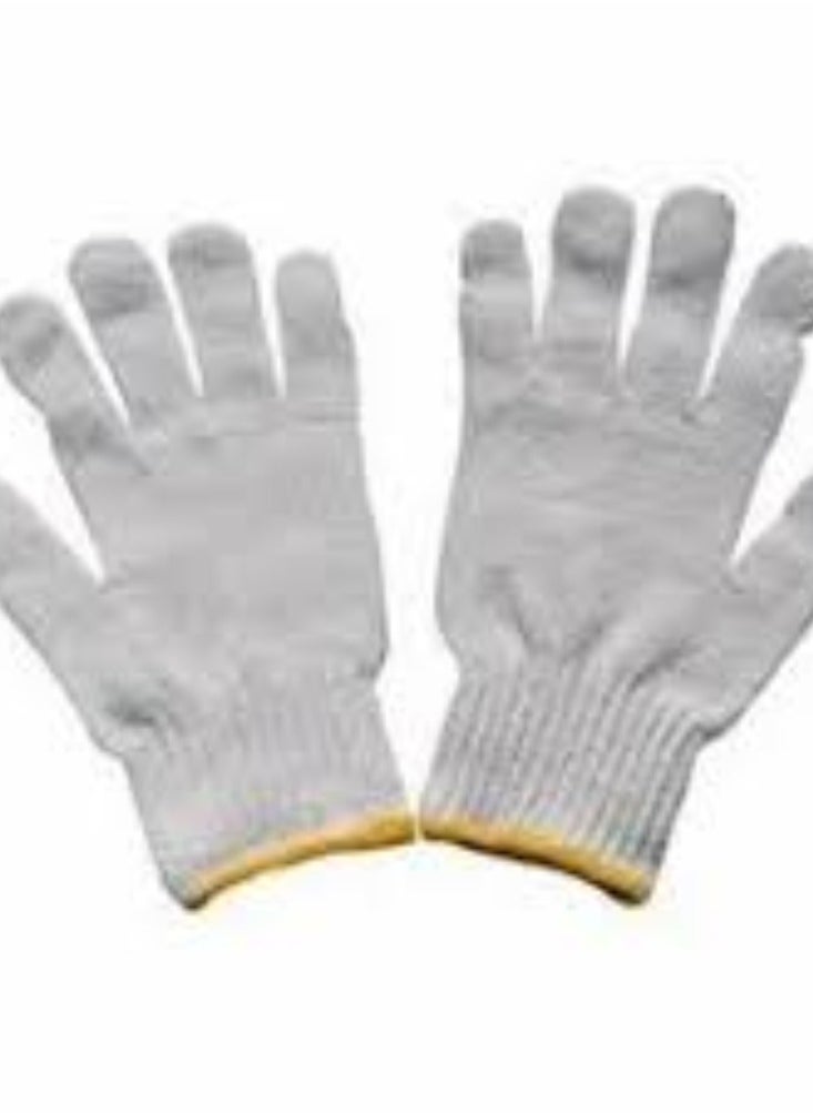 KNP KNP Protective cotton gloves are essential for various tasks that require hand protection while providing comfort and breathability.  - Image 1
