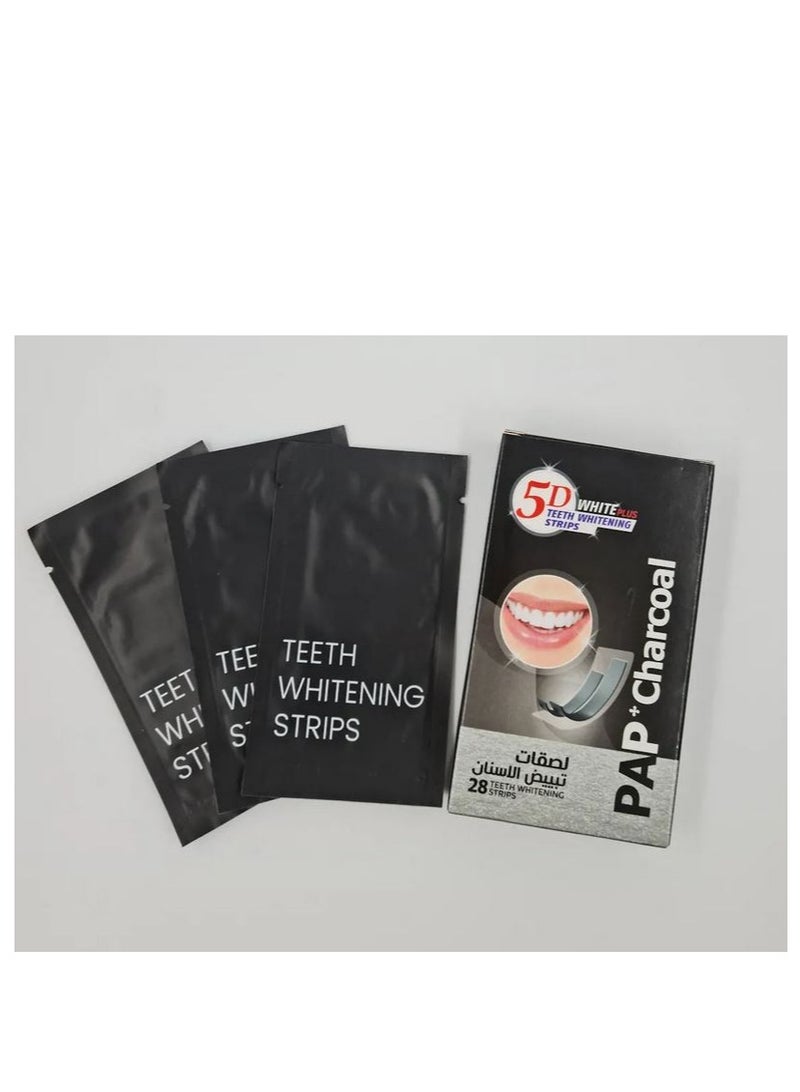 5دي فايف دي تبييض الاسنان  بالفحم 28 لصقة - Image 2