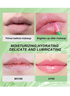 Excefore Aloe Vera Lipstick Lip Balm, Magic Temp Color Change,Waterproof Lip Gloss Matte Makeup, 6 Pack Lips Moisturizer Aloe Vera Lip Stick For Girls  - Image 3