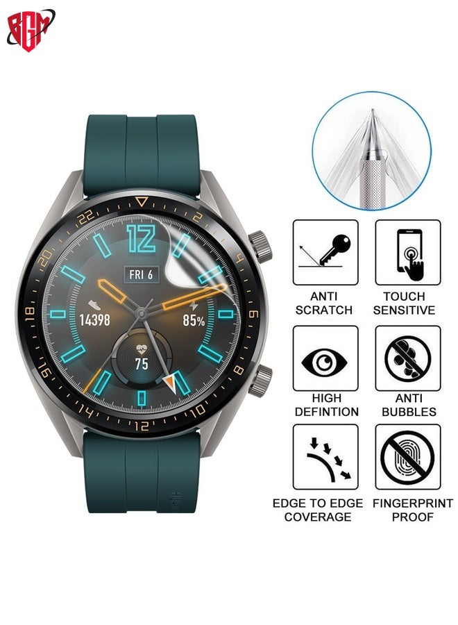 BGM For Huawei Watch GT Active Soft Hydrogel Film Watch Screen Protector  - Image 3