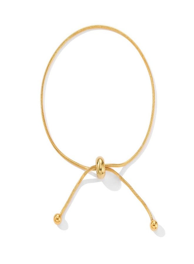 MIFYNN Gold Ankle Bracelets for Women Waterproof Adjustable Stainless Steel Chain Anklet Bracelet for Women Vintage Fashion Simple Thin Chain Anklet Female Foot Summer Beach Jewelry Gift - Image 1