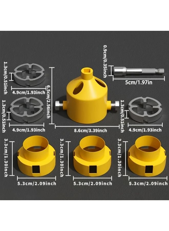 Electric Drill Pipe Threading Kit Alloy Steel Step Drill Bit Set 1 Set - Image 4