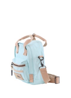 NATIONAL GEOGRAPHIC National Geographic LEGEND Mini Utility Bag Light Blue For Men and Women, Durable Water Resistant Multi Function Casual Shoulder Bag/Lunch Box Bag With Top Handle/Removable Strap  - Image 3