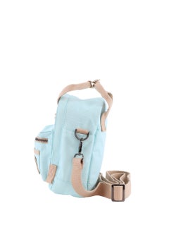 NATIONAL GEOGRAPHIC National Geographic LEGEND Mini Utility Bag Light Blue For Men and Women, Durable Water Resistant Multi Function Casual Shoulder Bag/Lunch Box Bag With Top Handle/Removable Strap  - Image 5