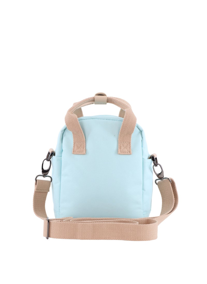 NATIONAL GEOGRAPHIC - National Geographic LEGEND Mini Utility Bag Light Blue For Men and Women, Durable Water Resistant Multi Function Casual Shoulder Bag/Lunch Box Bag With Top Handle/Removable Strap - Image 1