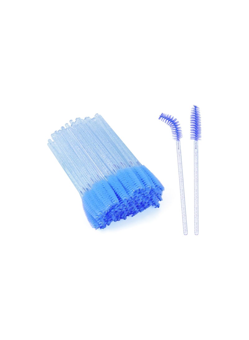 Mn 50 Piecs of Spoolies with Crystal Plastic Lash Spoolies for Eyelash Extensions - Image 1