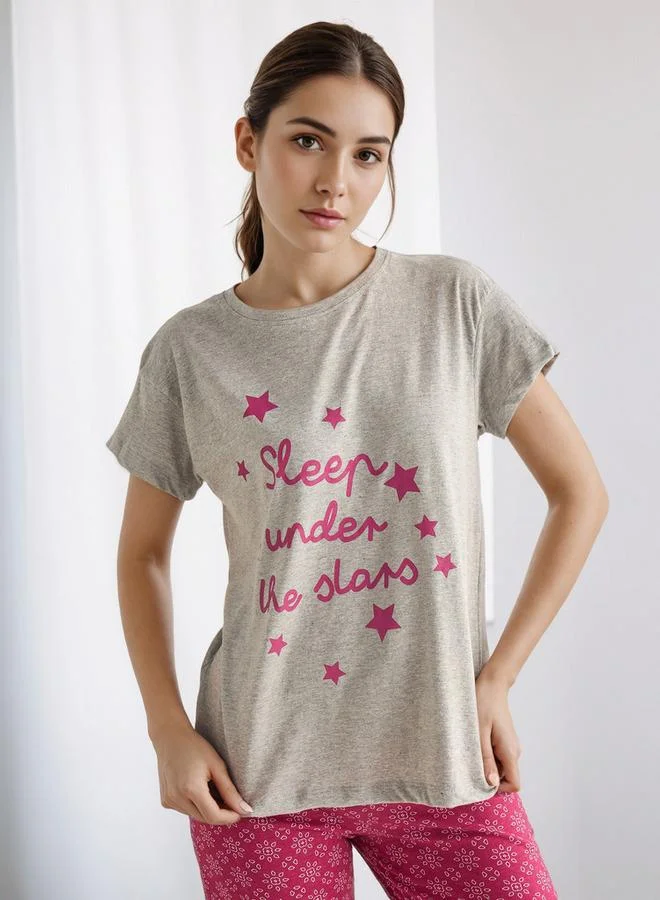 سبلاش فيڤ طقم بيجاما تي شيرت وبنطلون