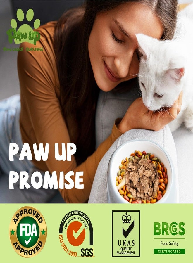 PAWUP مكافآت باوب للحيوانات الأليفة من قلوب الدجاج المجففة بالتجميد، طعام غني بالبروتين مجفف بالتجميد للكلاب والقطط، مكونات طازجة، 94 غرام، خالٍ من الجلد الخام، خالٍ من الغلوتين والحبوب - Image 4