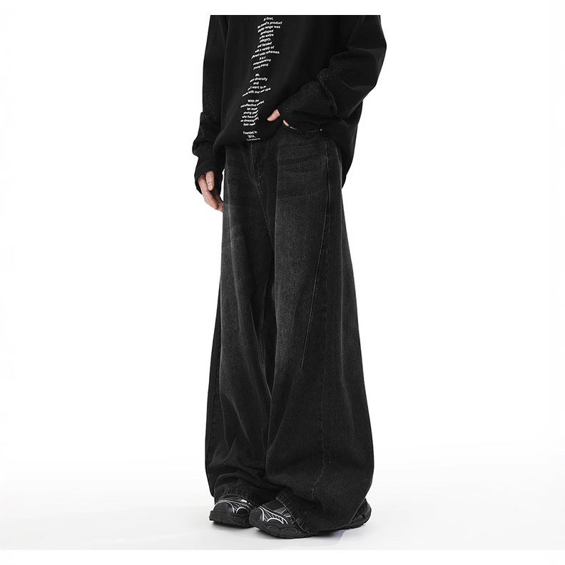 Unisex Classic Denim Jeans Loose Fit Daily Outdoor Wear - Image 5