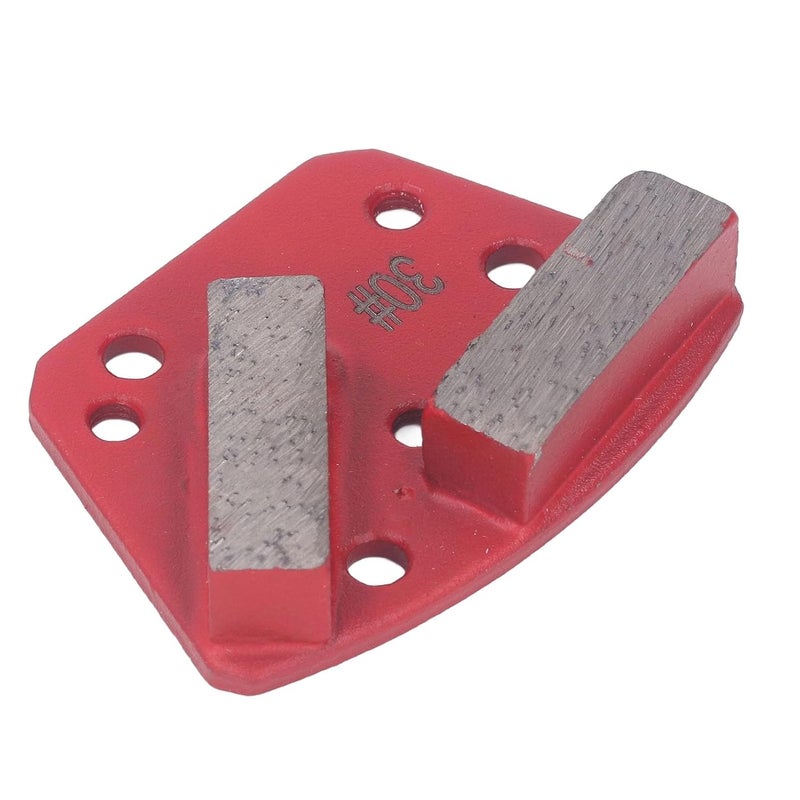 3Pcs Trapezoid Grinding Shoes 30 Grits with 2 Long Teeth for Concrete Floor Paint Removal - Image 3