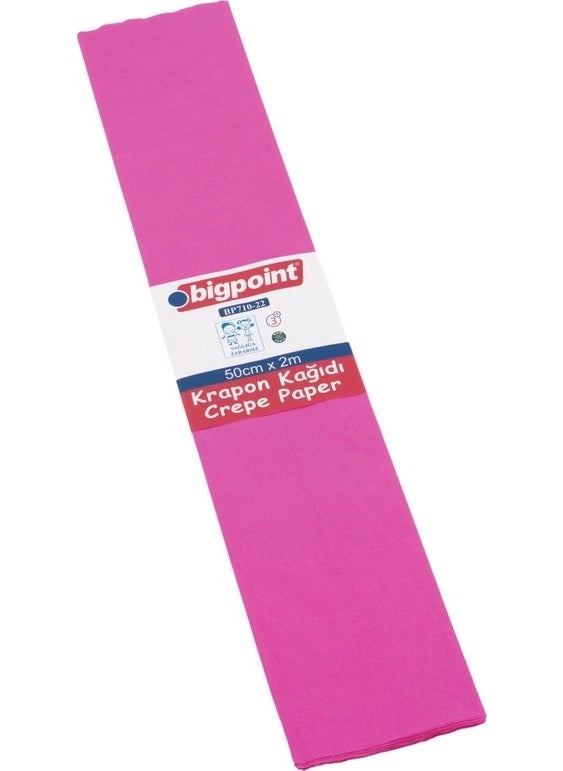 Bigpoint Crepe Paper Pink 10-Pack Bag 