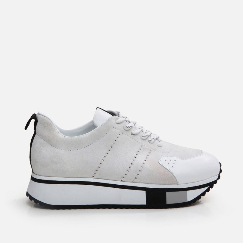 Hotiç 02AYH293250A900 GENUINE Leather White Men's Sports Shoes  - Image 1