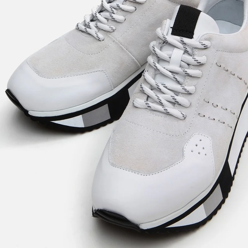 Hotiç 02AYH293250A900 GENUINE Leather White Men's Sports Shoes