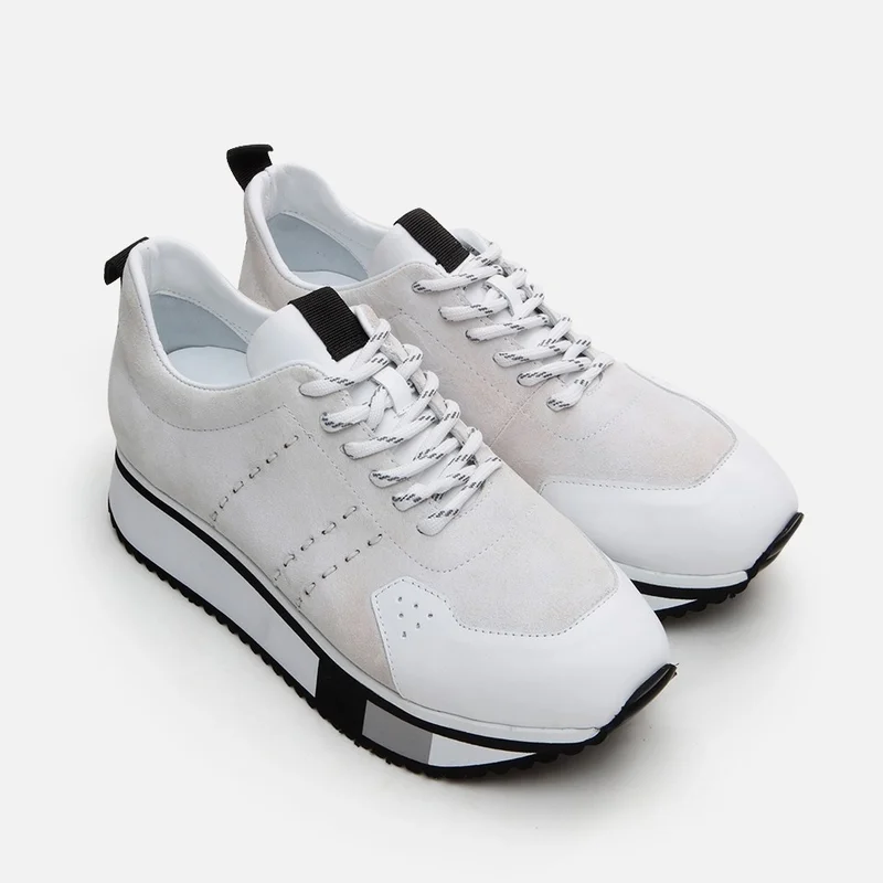 Hotiç 02AYH293250A900 GENUINE Leather White Men's Sports Shoes