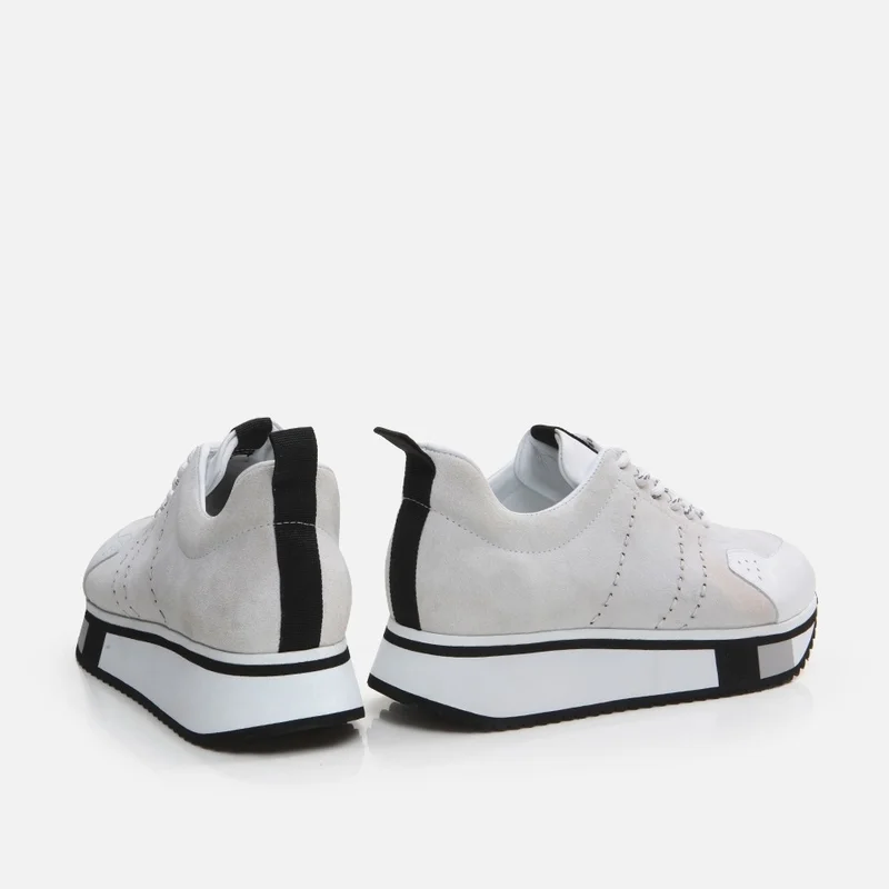 Hotiç 02AYH293250A900 GENUINE Leather White Men's Sports Shoes
