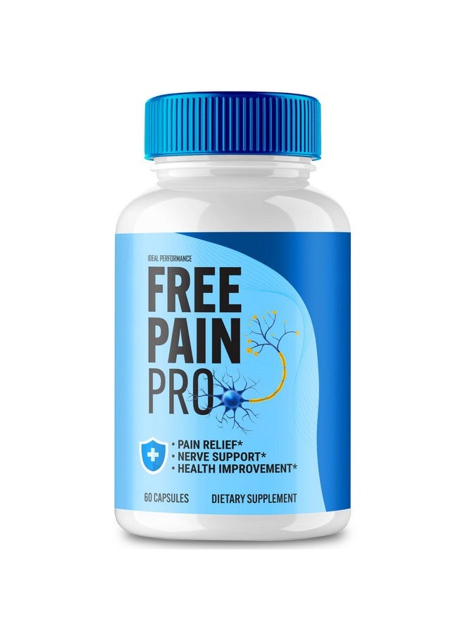 IDEAL PERFORMANCE Free Pain Pro Capsules, Free PainPro Health Support Supplement Pills - Maximum Strength, FreePain Pro Health & Wellness, All Natural Formula Official FreePainPro Capsules Reviews (1 Pack) - Image 1