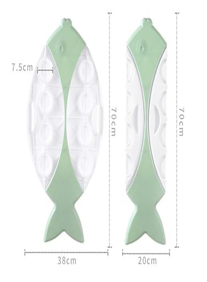 Vroxy Fish Shape Dumpling Maker 8-in-1 – Easy Momo Maker Mold, Wrap & Seal 8 Dumplings at a Time – Kitchen Gadget for Homemade Dumplings & Snacks(1Pcs) - Image 3