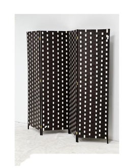 Generic Room divider/partition, white and black striped 