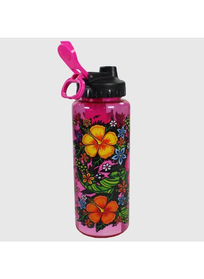 Cool Gear - Fuchsia Flowery  Water Bottle 946 ML - Image 1