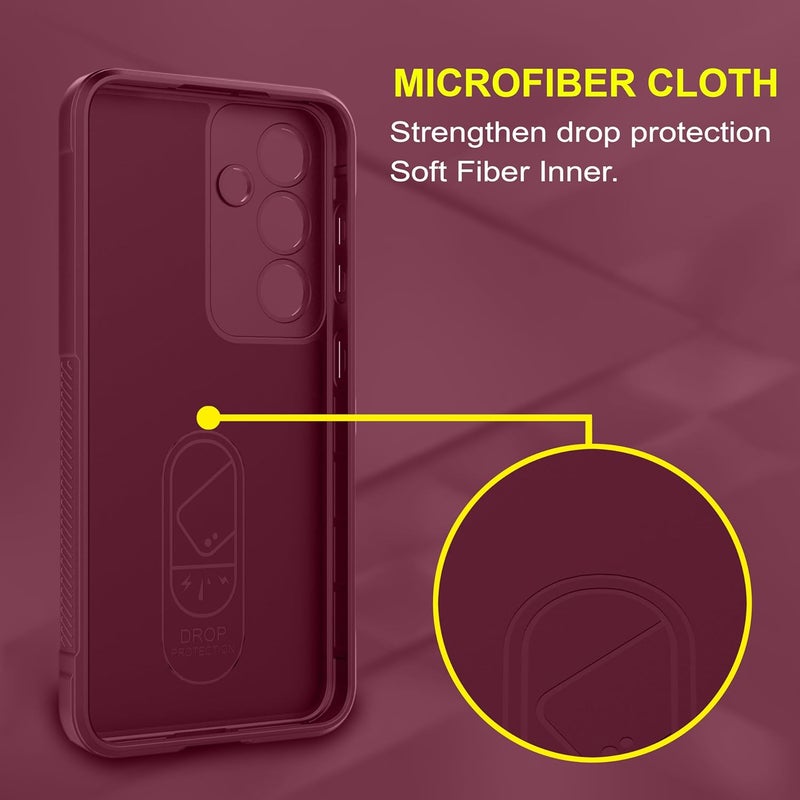 ZAPCASE غطاء خلفي لجهاز سامسونج جالاكسي S24 FE 5G | متوافق مع غطاء خلفي لجهاز سامسونج جالاكسي S24 FE 5G | غطاء سحري من السيليكون السائل مع حماية للكاميرا | برقوق - Image 4