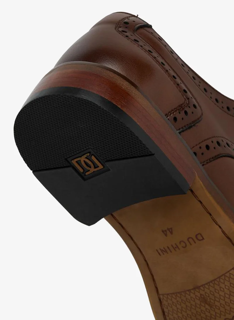 DUCHINI BROWN Men Lace-Up Derby Shoes for Men | Best Price UAE