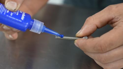 Permatex بيرماتكس 24240 لاصق خيوط أزرق متوسط القوة، لاصق خيوط وغراء براغي لمنع الفتح والتآكل، قابل للإزالة باستخدام أدوات يدوية 36 مل - Image 2