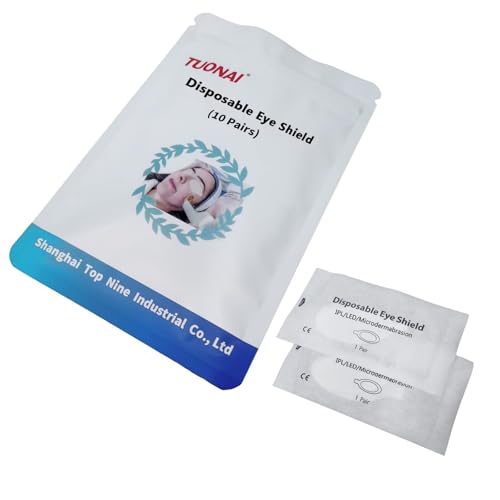 TUONAI Disposable Vee-shields 10 Pairs for IPL Hair Removal Beauty Fields Client Eye Protection - Image 1