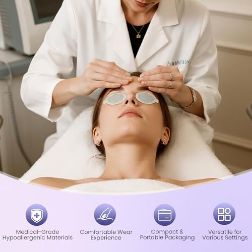 TUONAI Disposable Vee-shields 10 Pairs for IPL Hair Removal Beauty Fields Client Eye Protection - Image 4