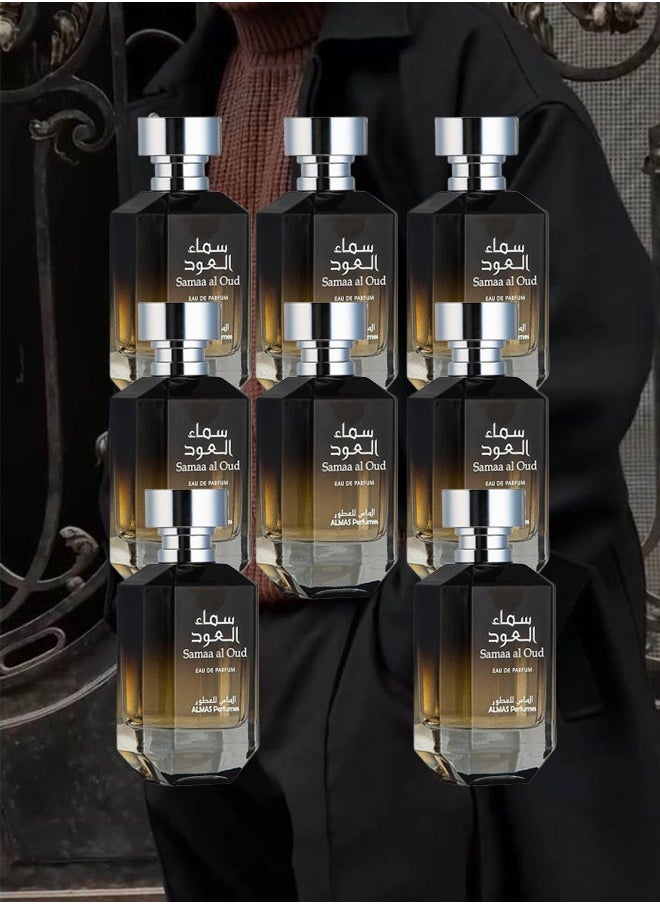 AL MAS 8 Pieces Samaa Al Oud Perfume For Men 100ml EDP  - Image 1